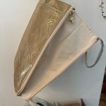 New. Mary Kay 50th Gold Expandable Zipper/Flash tote shopping bag Tan Photo 9