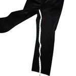 Lilly Pulitzer Mid Rise Jacquard Floral Black Velvet Flared Pants Womens Size 6 Photo 4