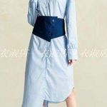 Tibi NEW  Cotton Poplin shirtdress removable corset Photo 0