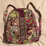 Vera Bradley Small Campus Backpack Paisley Retired Pattern Photo 0