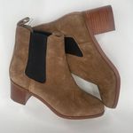 Steve Madden  Rhiannon Boots Size 9 Suede Leather Heeled Pull On Ankle Booties Photo 8