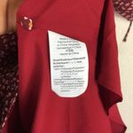 Madewell  Starviolet Red Ruched Sleeves Mini Dress Ditsy Flowers Size 2 Photo 5