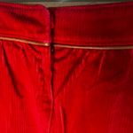 Villager Vintage The  Red Corduroy Skirt – Size 6 Photo 4