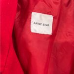 ANINE BING  Red Moto Jacket Photo 4