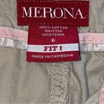 Merona Women’s Khaki Color Cargo Pants, Size 6 FIt 1 Photo 3