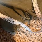 American Eagle Distressed Denim Shorts High Waisted Olive Green Size 8‎ Photo 5