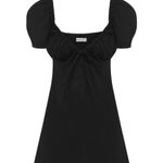 With Jean  Black Dress Audrey Dress Photo 4