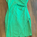 Planet Gold  Vibrant Green Midi Dress Photo 0