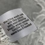 Lane Bryant  Lace Appliqué Light Gray One Cold Shoulder Sweatshirt Size 18/20 Photo 6