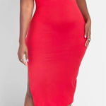 Rebdolls  MAEVE OVER THE SHOULDER BODYCON
MAXI DRESS 3X Photo 0