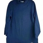 Lands' End Lands’ End Sport Women's Blue Pullover Size L Casual Fall Photo 0