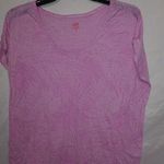 Joe Fresh  Pink Tshirt Scoop Neck Top L Photo 0
