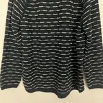 Karen Scott  Women's Cotton Black White Sweater Size Large Casual Business Photo 3