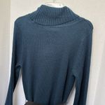AB Studio  WOMEN SWEATER TEAL SIZE Medium  Cozy Holiday Photo 4