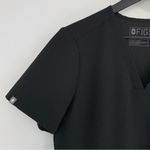 FIGS  Casma Three Pocket Scrub Top Black S Photo 1