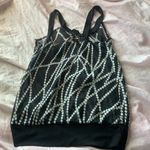 DO+BE Black and white sheer sleeveless top Photo 5