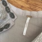 Free People  Ombré Flowy Hi-Lo Beaded Tank Top Photo 1