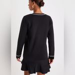 Lulus Upscale Personality Knit Cardigan Mini Dress Black Small Long Sleeve NWT Photo 3