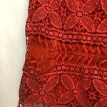 Urban Outfitters  TIKIRANI Crocheted Camisole Crochet Tank Top Lace Coral Red S Photo 3