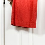 House Of Harlow 1960 Womens 4 Linen Blend Orange Straight Leg Pants Mini… Photo 2