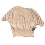 Jennifer Lopez JLO Button-up Sleeve Light Pink Women's Top Photo 1