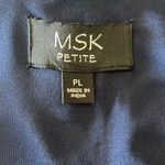 MSK Womens Petites Ruffle Mini Shift Dress Blue Size undefined Photo 2