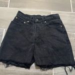 Jordache  cut off denim jeans shorts size 5/6 in black 100% cotton Photo 0