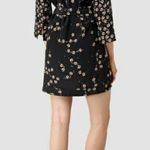 All Saints Alva Fraise Silk Wrap Kimono Dress silk Italy designer spring rare Photo 1