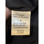 Theory  Arna Little Black Dress Shift Ruffle Sleeve Size 4 Minimalist A-line‎ Photo 6