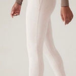 Athleta NEW Delancey Skyline Textured Tight Cream Braiden Texture Women’s Size S Photo 0