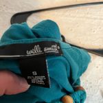 Willi Smith Teal Short Sleeve Women's Top Photo 3