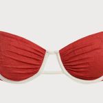 Berlook Brick Red Jacquard Underwire Bikini Top and Bottom Size XS Photo 6