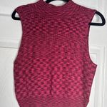 Wild Fable NWT Pink Space Dye Ribbed Cropped Tank Size XL Mock Neck Photo 0