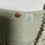 Free People NEW  FP One Ilektra Slip Dress Sage Green Lace Boho Large Coquette Photo 8