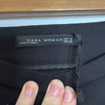 ZARA Woman Black Straight Leg Pant with Grommet Detail - M Photo 2