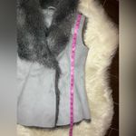 Daniel Cremieux Cremieux faux feather sleeveless vest sz XS Photo 6
