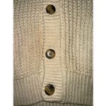 Vintage 90’s Silk Blend Oversized Cream Knit Vest Size L Photo 5