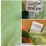 RICKIE FREEMAN FOR TERI JON LIME GREEN WOOL BLEND PENCIL SKIRT (12) Photo 9