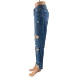 REWASH  Women's Blue Distressed High Waisted Straight Leg Denim Jeans Size 5 Photo 1