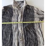 Dress Barn Vintage  Women’s Size M Medium Shirt Top Blouse Black Brown Western Photo 3