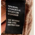 NWT 70% Wool Cliche Sweater Crewneck Wool Mohair Blend Women's Large Photo 2