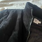 Princess Polly  Black Corduroy Puffer Jacket Photo 4
