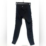 Lululemon  Rhythm High Times 7/8 High Rise Leggings in Black Criss Cross Mesh 4 Photo 3