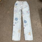 Reformation Cynthia Doodle High Rise Straight Long Jeans Rigid Organic Denim 24 Photo 9