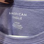 American Eagle  Short Sleeve T-Shirt Crew Neck Pure Cotton Purple Size Medium NWT Photo 4