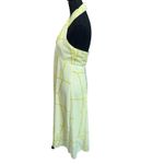 Banana Republic ‎ Dress Women 8 Yellow Halter Midi Satin Sleeveless Summer NWT Photo 2