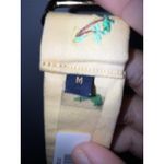 Brooks Brothers  Belt Yellow Tan Fabric Palm Tree Size M Unisex Men Women‎ 37" Photo 7