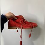 Hush Puppies  Cyra Catelyn Suede Chukka Boots Booties Hippie Boho Rust Orange 7.5 Photo 9