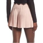 Leith Pleaded Shorts Womens size large Pink Loose Fit Photo 1