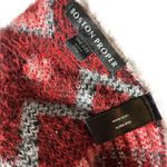Boston Proper Pearl Embellished Scarf Red Multi Photo 3